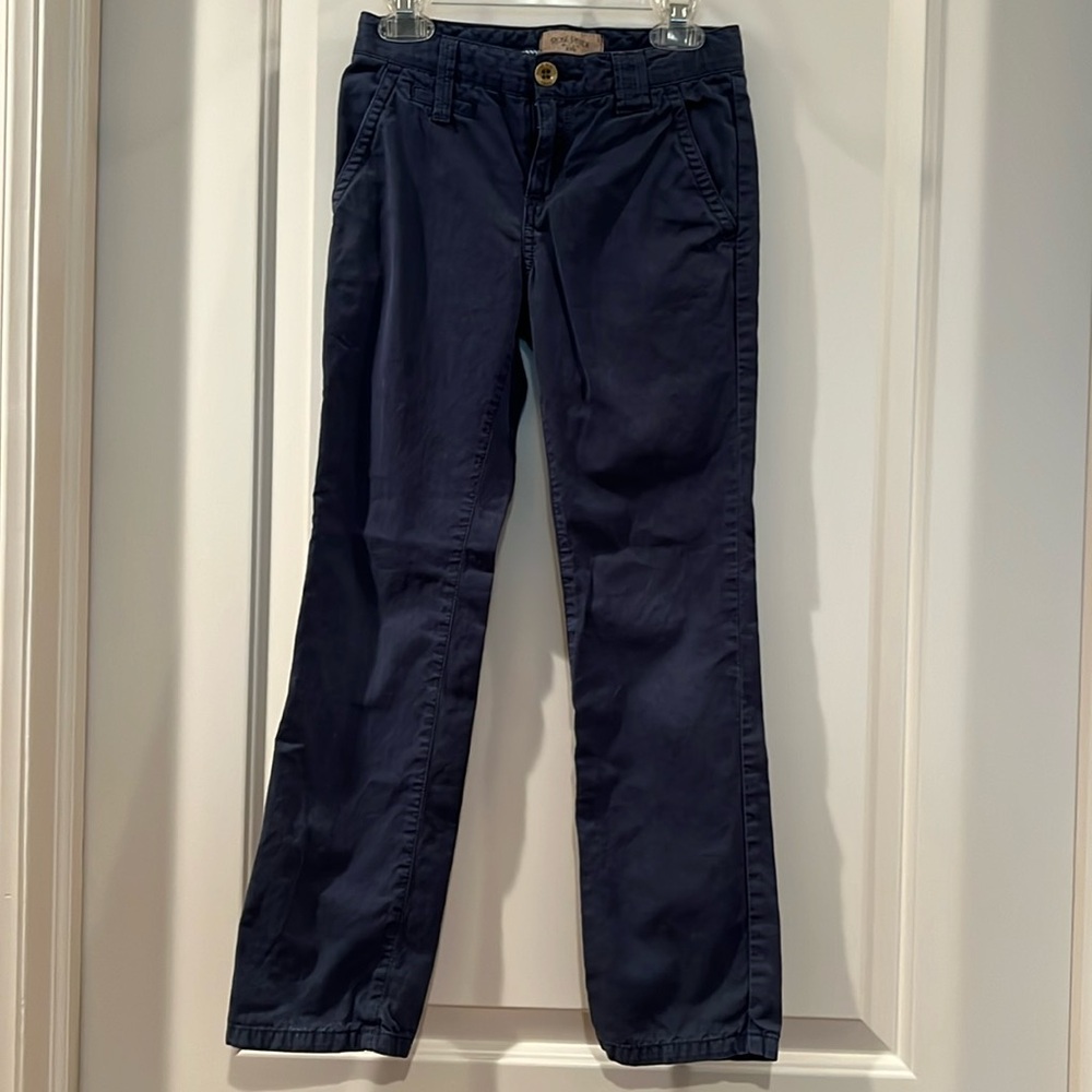 Navy Rose Pistol lightweight pants sz8